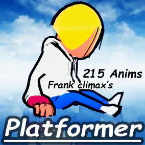 UE4 虚幻5 弗兰克平台游戏动画包 Frank Platformer 1 215 Anim