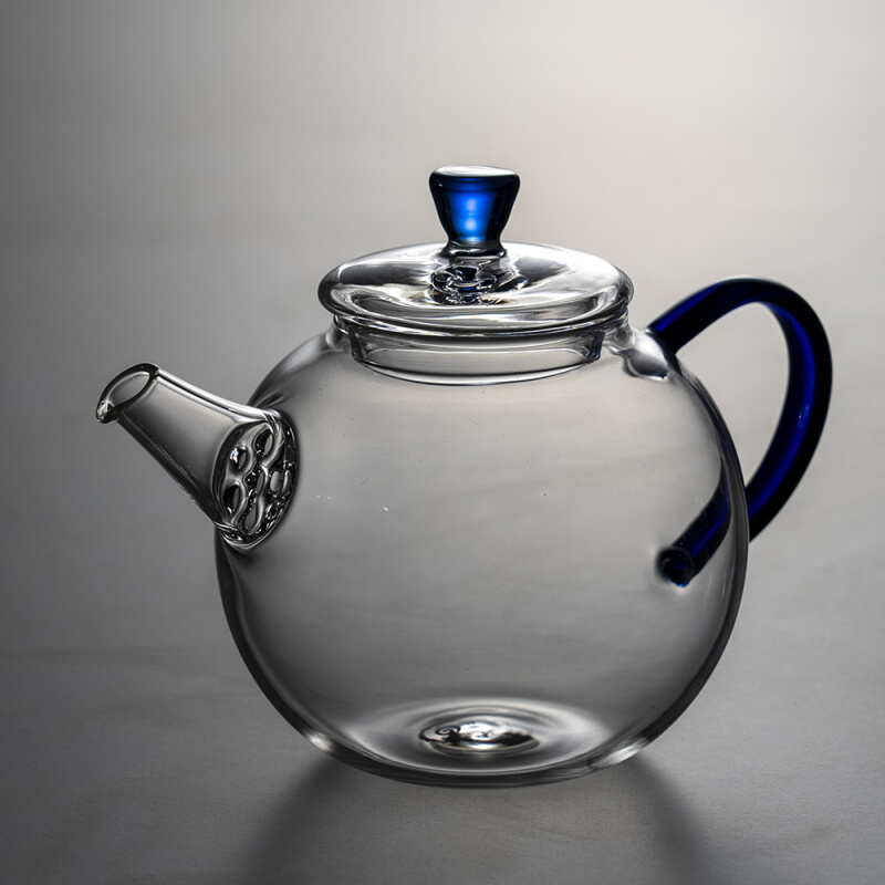 日式家用加厚耐热玻璃茶具匏樽壶花茶壶过滤小号茶壶泡茶壶260ml