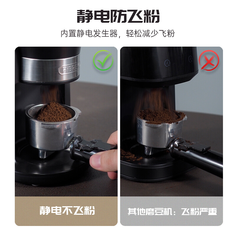 HiBREW咖喜萃电动磨豆机咖啡豆研磨机手冲意式磨粉器家用小型G3*
