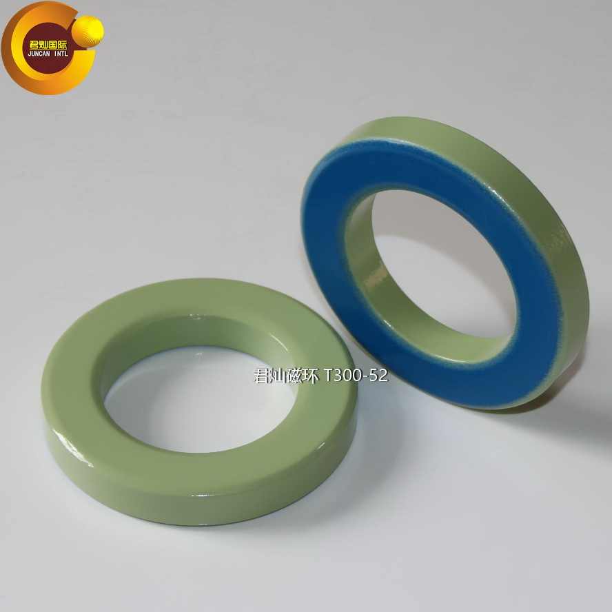 T300-52直径77mm铁粉芯蓝绿环、软磁大磁环、深圳厂家生产直销