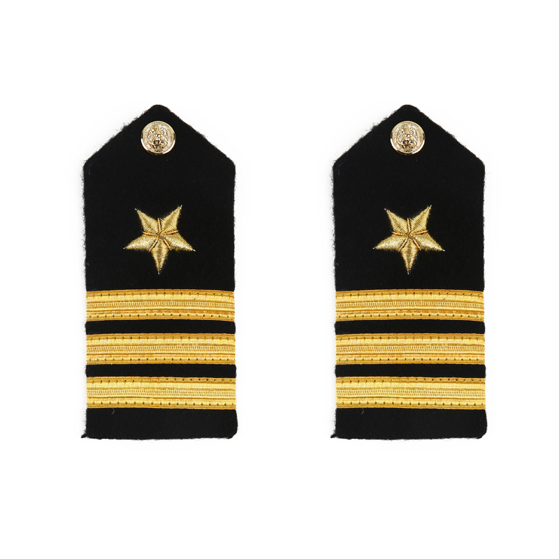 美国USNAVY中校硬肩章船长肩章军迷徽章白礼服白甲佩章上校上尉