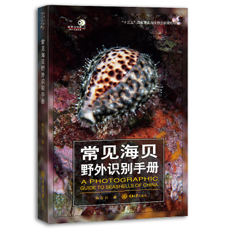 正版 常见海贝野外识别手册 陈志云 重庆大学出版社 好奇心书系 海洋贝类贝壳形态种类鉴别生态习性地理分布 博物学自然科普生物学