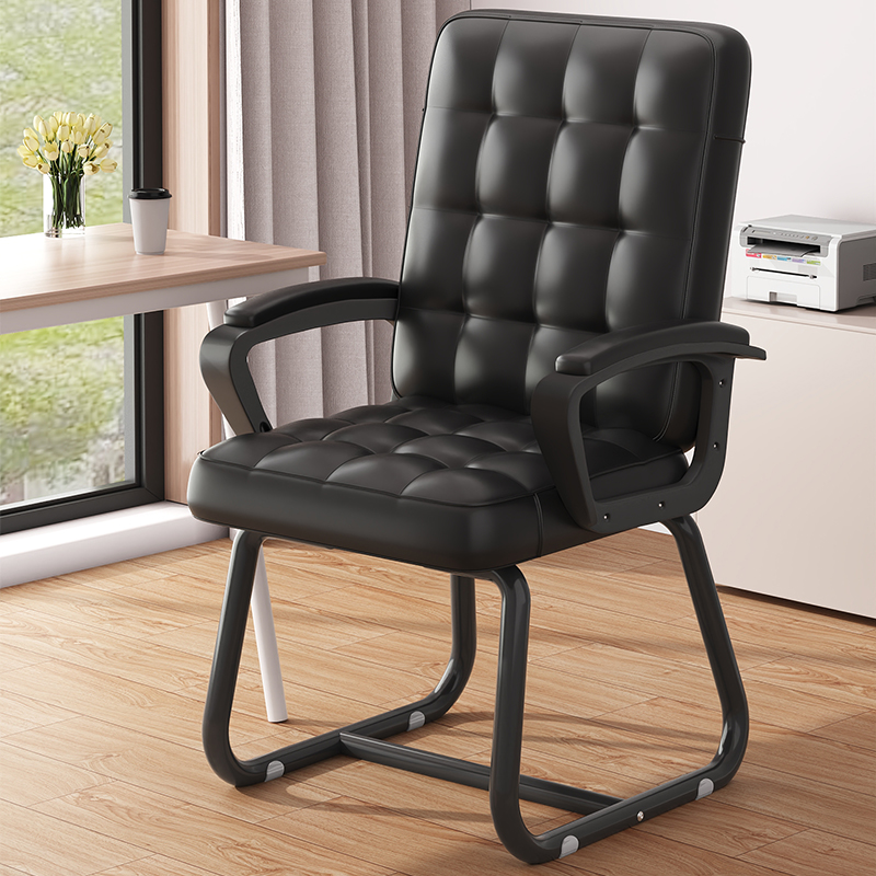 办公椅子舒适久坐现代弓形电脑椅家用麻将椅办公室学习椅宿舍凳子