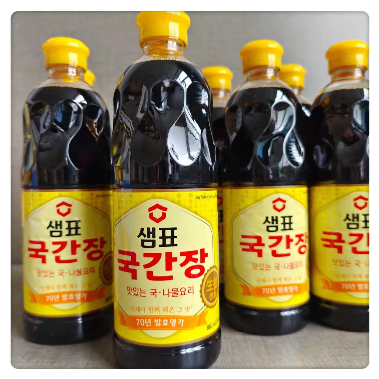 韩国进口烧汤酱油860ml 韩国海带汤海鲜豆腐汤火锅大酱汤用调味汁