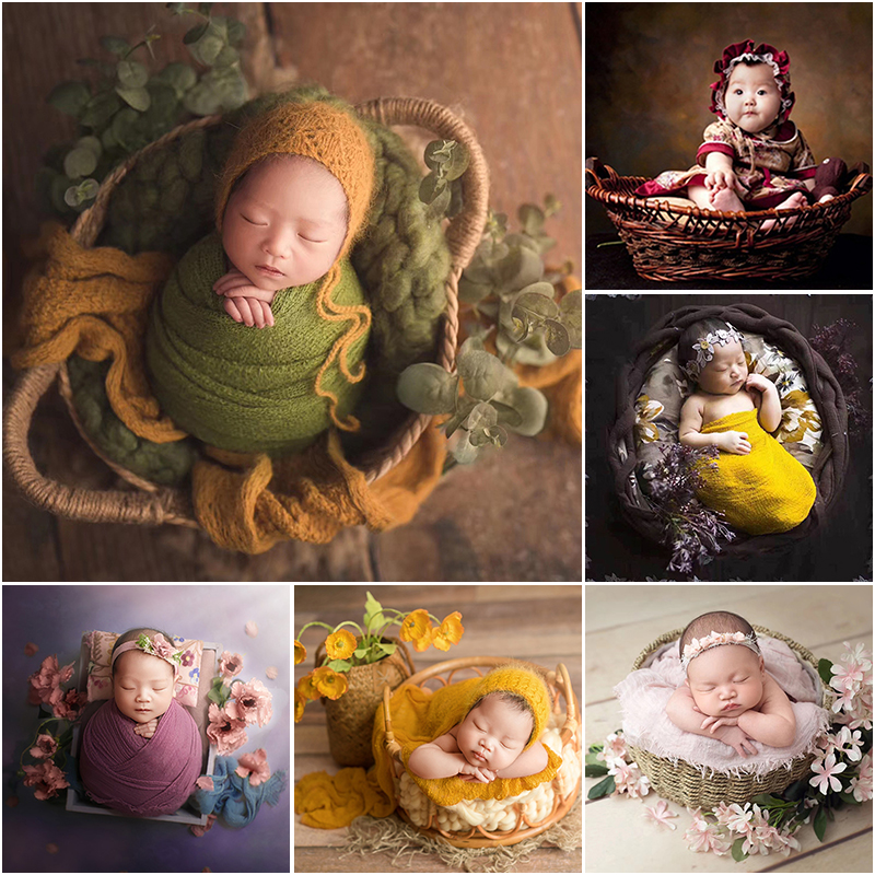 满月宝宝新生儿摄影服装道具拍照艺术造型写真12个月婴儿童装出租