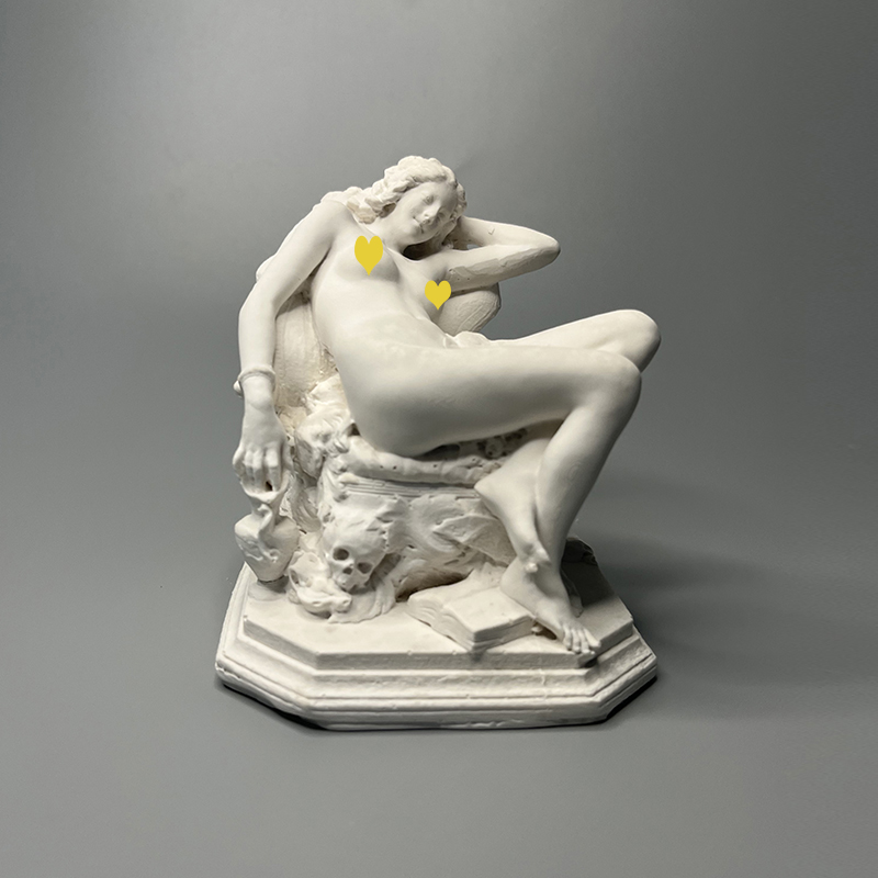 意大利博物馆雕塑狂欢艺术石膏像复古罗马人物摆件香薰扩香石礼品