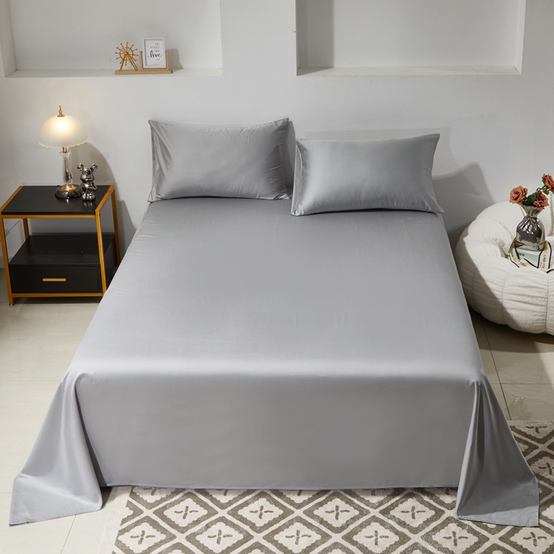 贡缎纯棉床单单件100全棉1.5米1.8m床上用品双人夏季宿舍单人被单