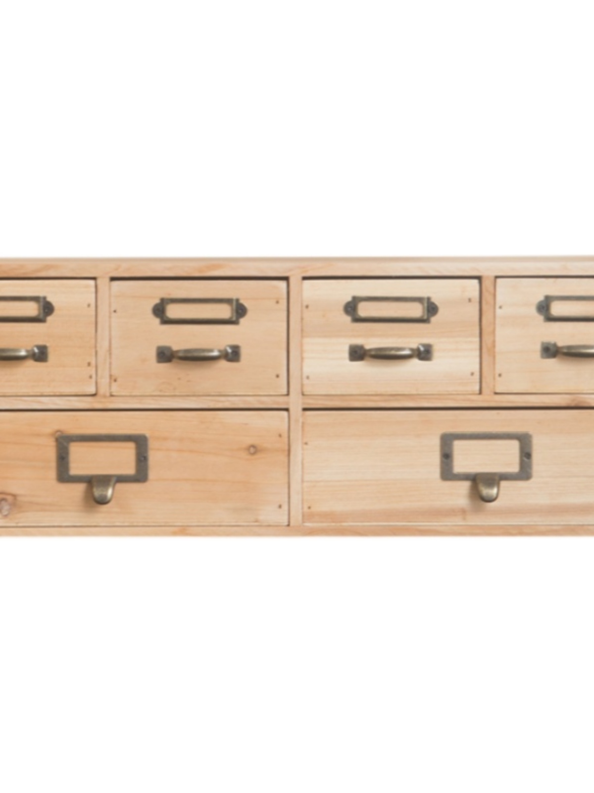 日式实木复古风组合收纳抽屉柜木质手账胶带文具桌面防尘小储物柜