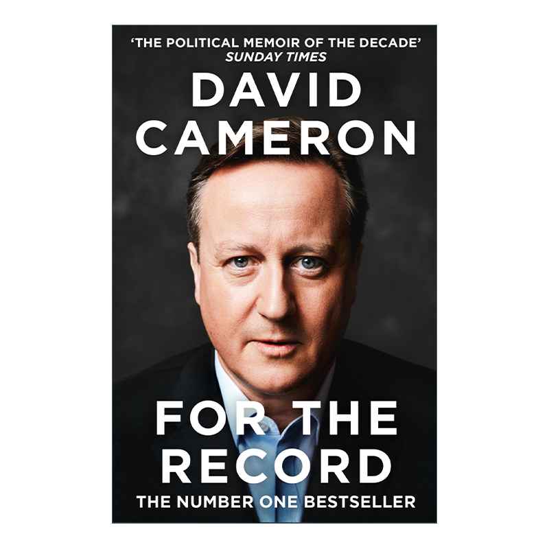 英文原版 For The Record 英国前首相戴维·卡梅伦自传 英文版 进口英语原版书籍