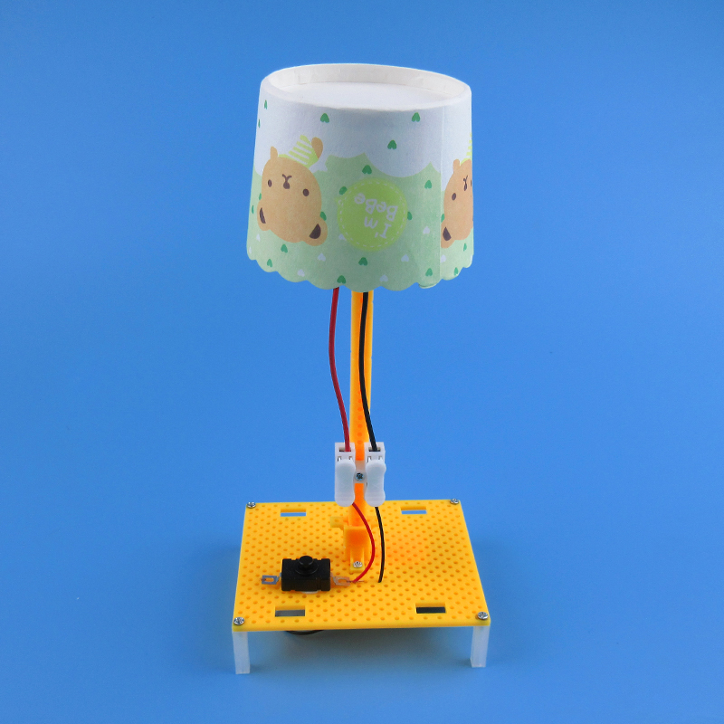 科学小手工diy纸杯台灯科技制作 学生科学实验模型创客组装材料包