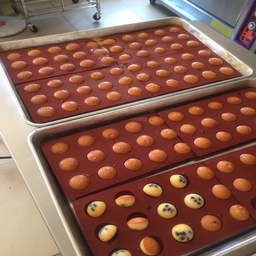 15孔半圆球形烤箱烘培网红小丸子磨具蜂蜜发酵小蛋糕食品硅胶模具