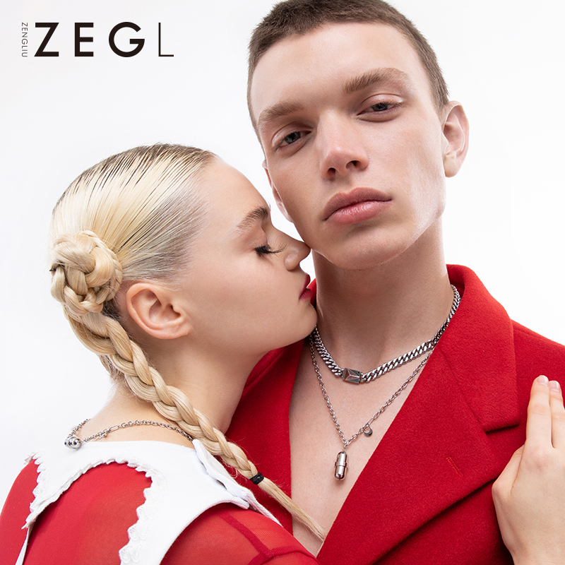 ZEGLx《这么多年》设计师胶囊情侣项链一对送男友生日礼物送女友