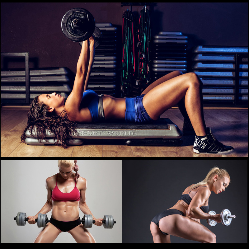 健美健身欧美人体艺术保健运动海报 健身馆贴画壁纸贴图美女肌肉
