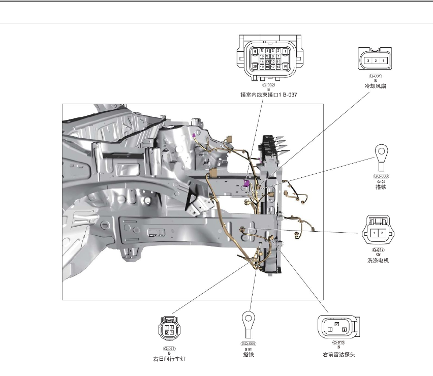 2018年款奇瑞瑞虎8 维修电路图资料原理图接线发动机变速箱车身