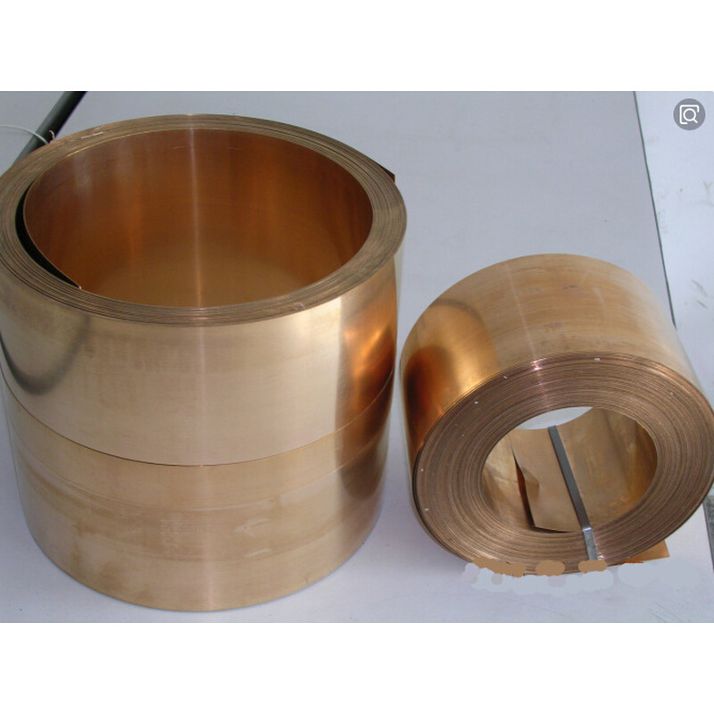 。磷铜青皮/带 弹性铜皮 磷铜板厚度 0.1mm 宽度200MM 长度一米