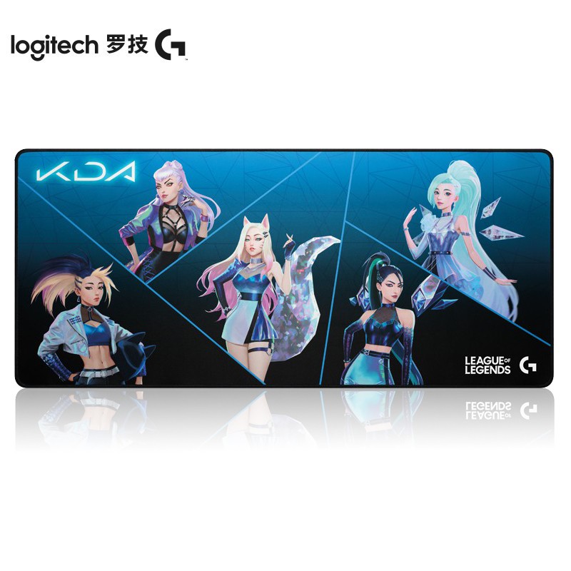 G840 XL游戏鼠标垫KDA英雄联盟LOL女团系列限定桌垫大鼠标垫