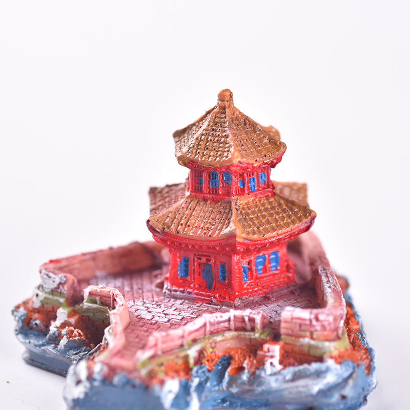 青岛地标建筑小房子花石楼栈桥海底世界3D模型摆件德式风格