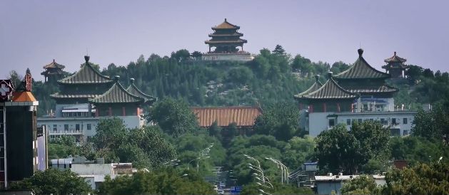 现代城市北京旅游景点风景人文风土人情展示高清动态实拍视频素材
