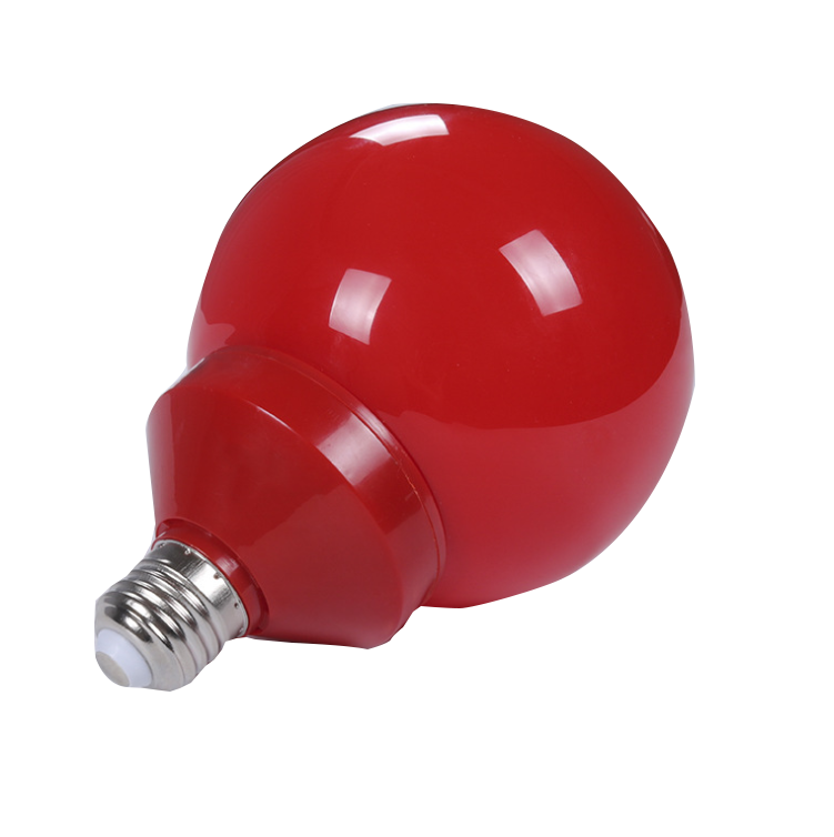 新款家用LED红色大龙珠泡七彩变光炫彩灯笼球泡E27螺口节日彩色灯