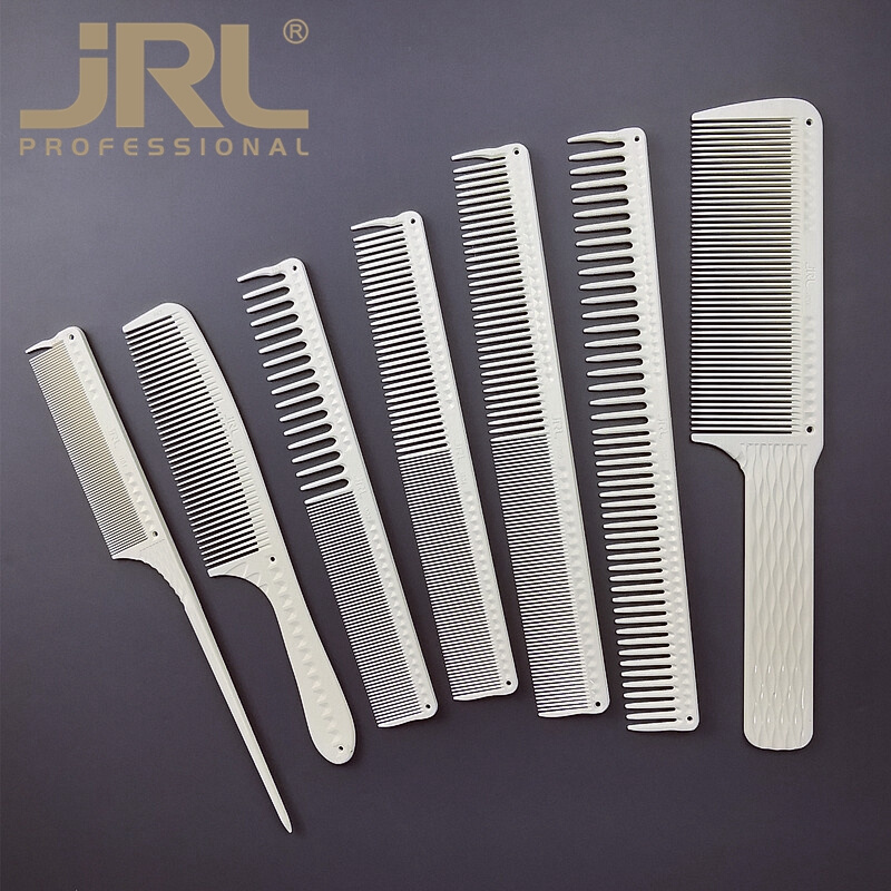 JRL专业发型师大号女士剪发梳男发薄款推剪梳波浪齿密齿尖尾梳子