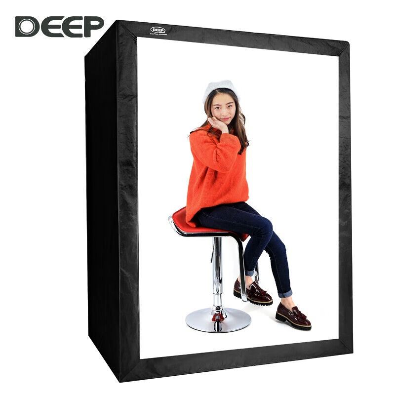 德普（DEEP）LED大型摄影棚套装160cm可调光专业服装人像柔光摄影