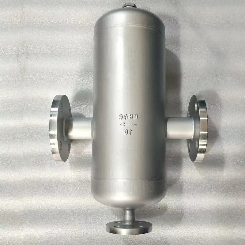 。旋风式汽水分离器 蒸汽管道冷凝水气液分离器 自动排水气水过滤
