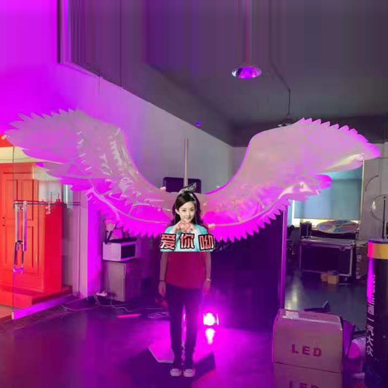 天使之翼活动道具人物装扮发光LED翅膀520情人节厂家设备定制