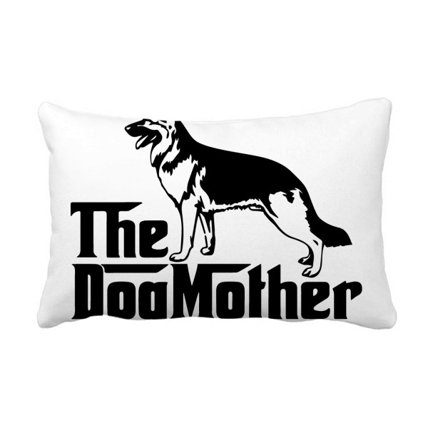 动物保护组织狗妈妈图案抱枕靠枕腰枕沙发靠垫双面含芯礼物