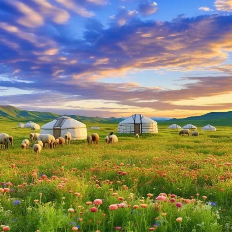 内蒙古呼伦贝尔大草原|包车旅游|5天4晚|骑马|滑草|马之舞|篝火