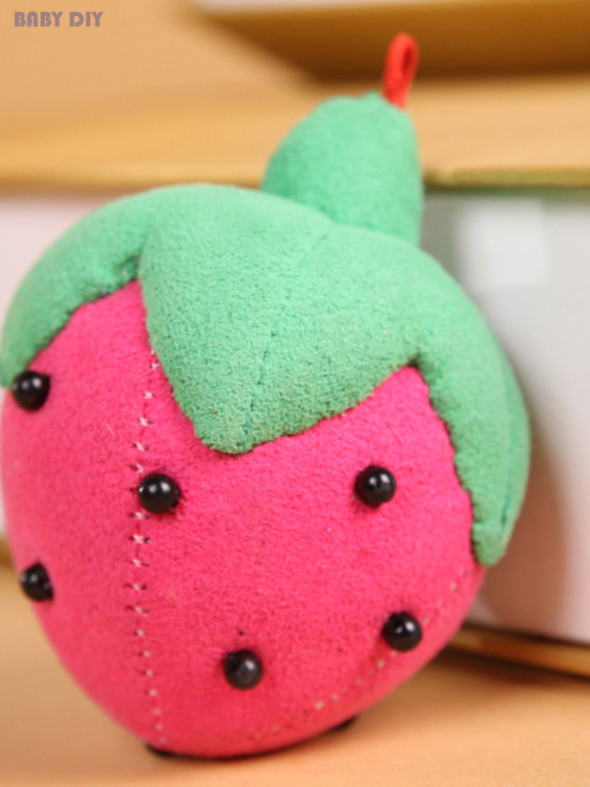 幼儿园手缝自制作水果草莓小挂件玩偶布偶娃娃手工布艺diy材料包