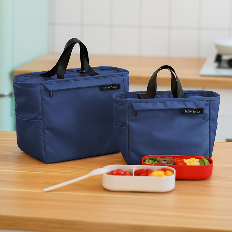 饭盒手提包便当袋饭盒袋子保温袋铝箔加厚带饭包大号上班族的餐包