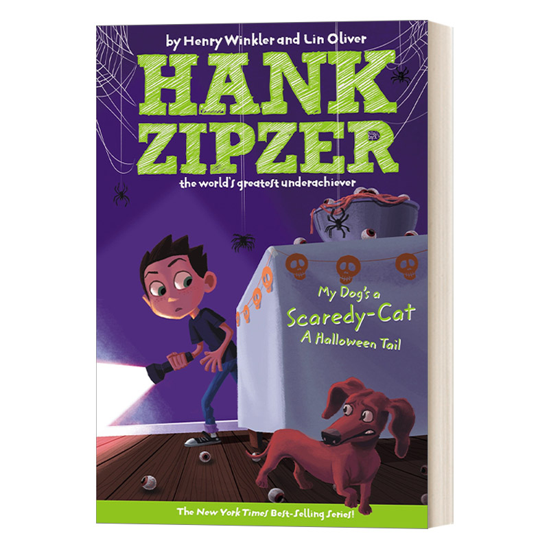 英文原版 Hank Zipzer 10 汉克历险记10 我的狗狗是个胆小鬼 青少年幽默搞笑校园成长章节小说 英文版 进口英语原版书籍