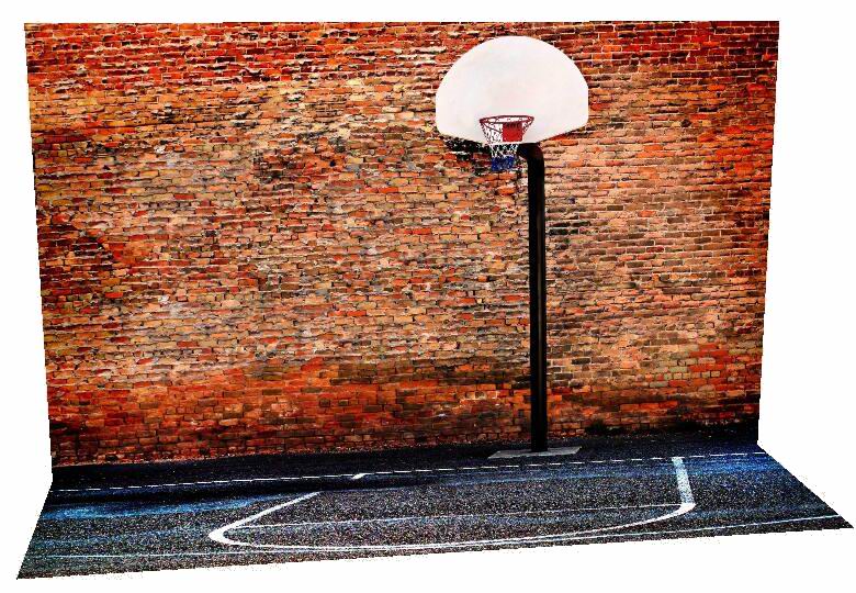 街头篮球场景