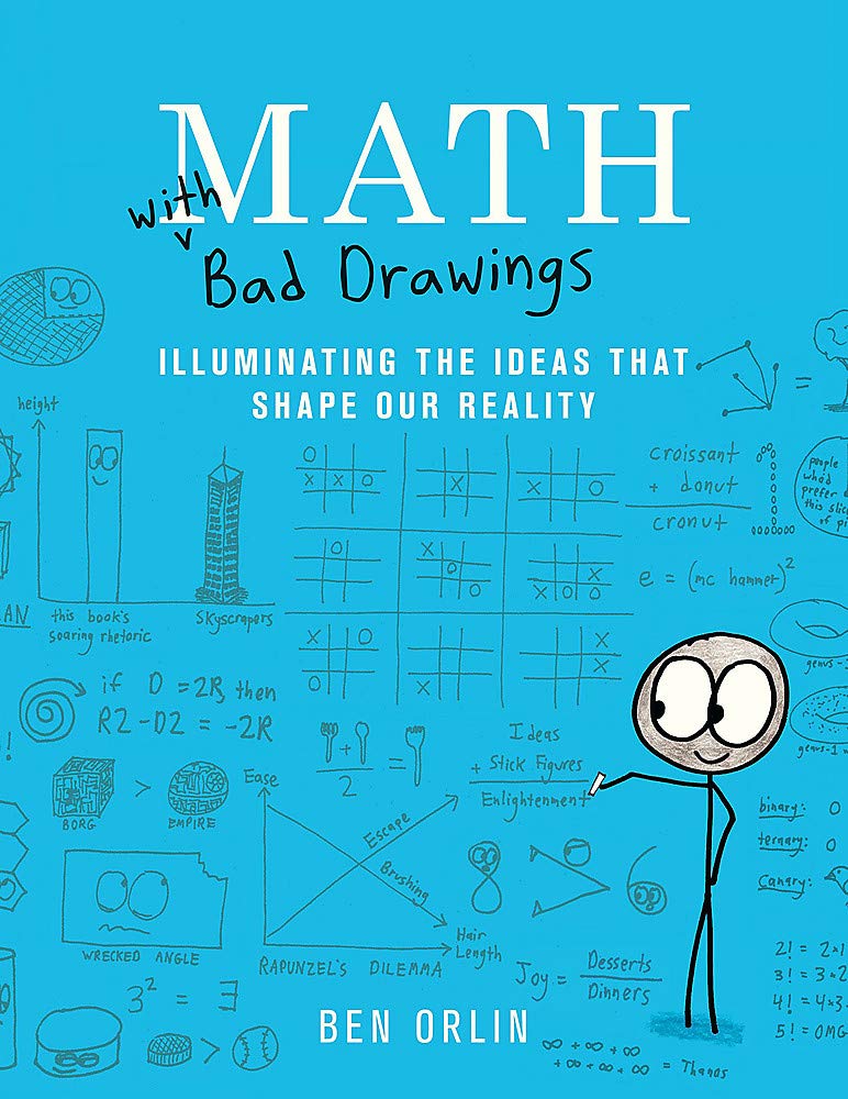 欢乐数学 Ben Orlin 一本充满“烂插画”的快乐数学启蒙书 精装 英文原版 Math with Bad Drawings
