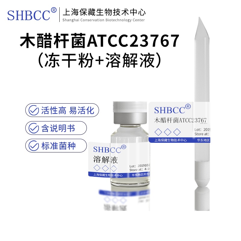 木醋杆菌ATCC23767冻干粉产纤维素膜醋酸液体培养基30度静置培养