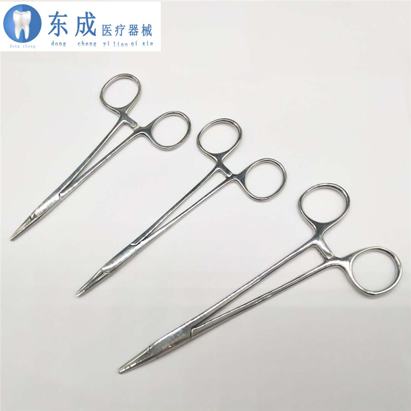 牙科上海伟荣不锈钢持针器细针小血管持针钳型号齐全齿科口腔材料