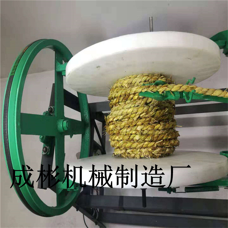 农村致富新项目电动草绳机 稻草绳编织机 打绳编织机设备