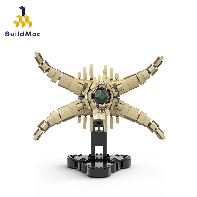 BuildMOC拼装积木玩具游戏命运2女巫女王蜂巢幽灵怪物机灵壳模型