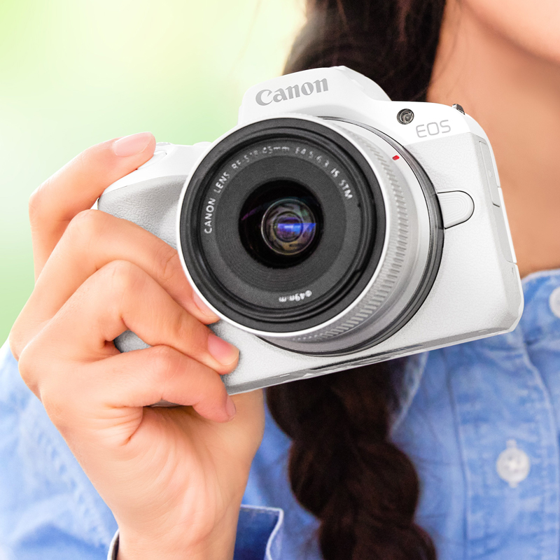 Canon/佳能R50 高清4K数码照相机 女学生旅游微单 R50 vlog神器