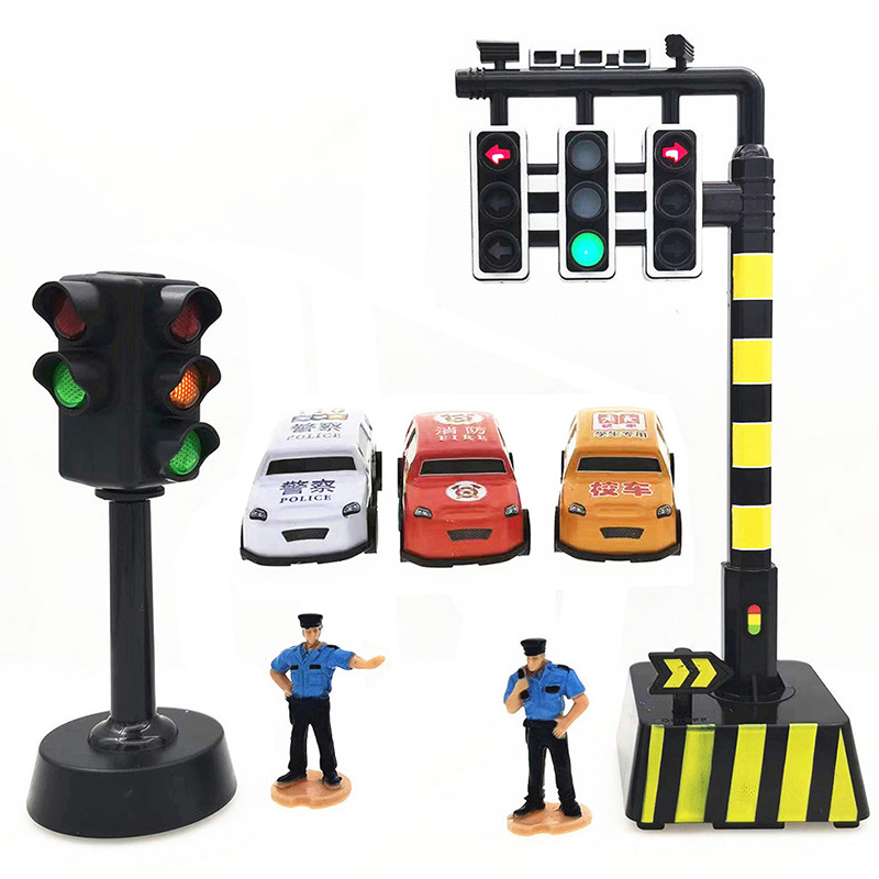 儿童道路红绿灯 信号灯教具交通信号灯玩具指示灯交通路标标志牌