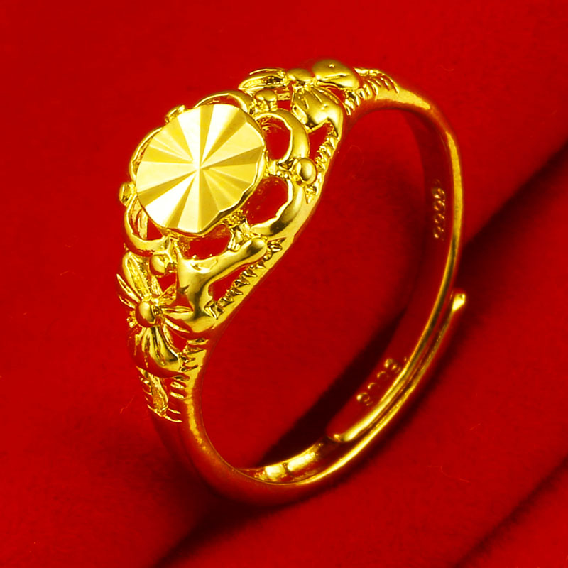 网红黄金戒指