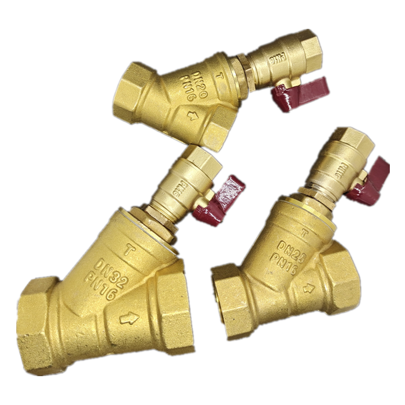 全铜Y型过滤器滤网暖气自来水管道家用地暖净水增压水泵中央空调