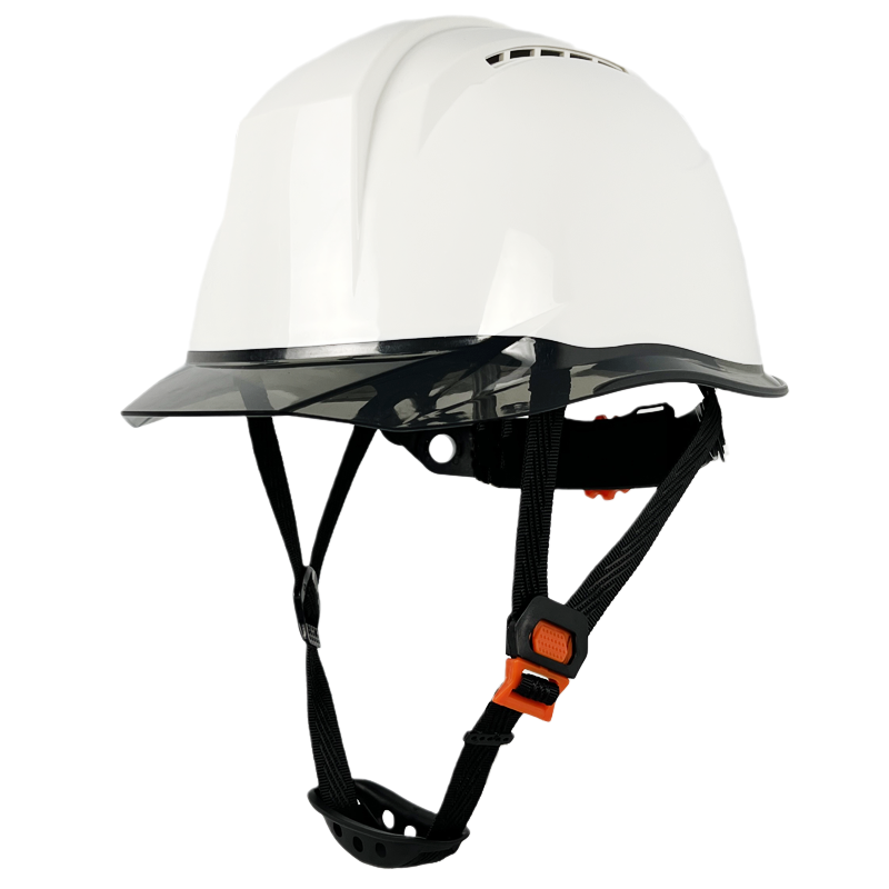 中国铁建安全帽工地ABS防砸工程头盔国标白色工作帽领导定制logo