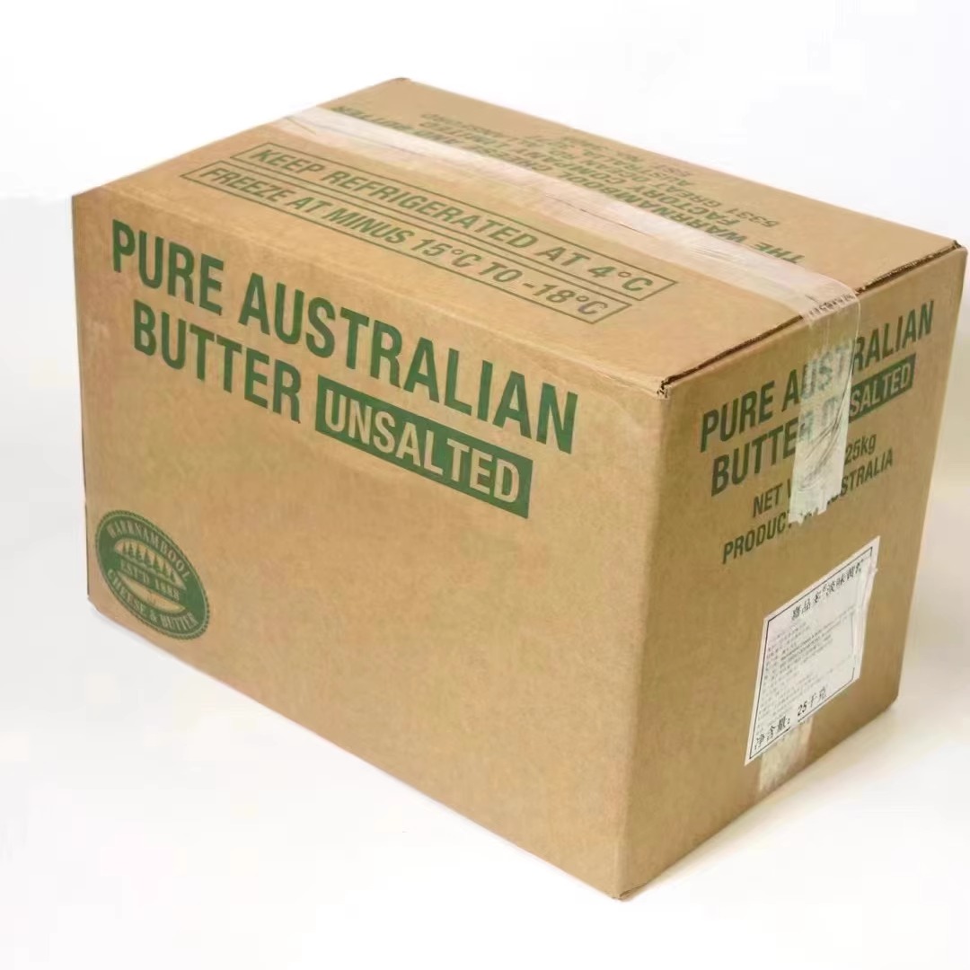 澳大利亚嘉品多动物性无盐大黄油25kg黄油用于曲奇饼干烘焙原料