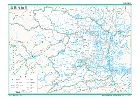 常德市地图水系河流湖泊交通行政区划旅游铁路地形卫星流域乡镇村