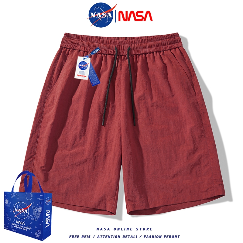 NASA冰丝运动短裤女生2024新款爆款夏季休闲速干裤小个子五分裤男