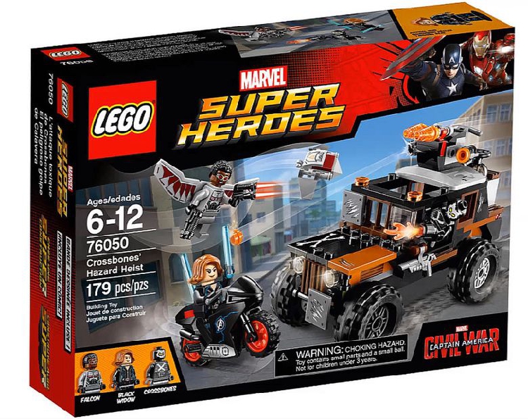 乐高LEGO 76050 超级英雄 十字骨拦截战2016款儿童智力玩具益智