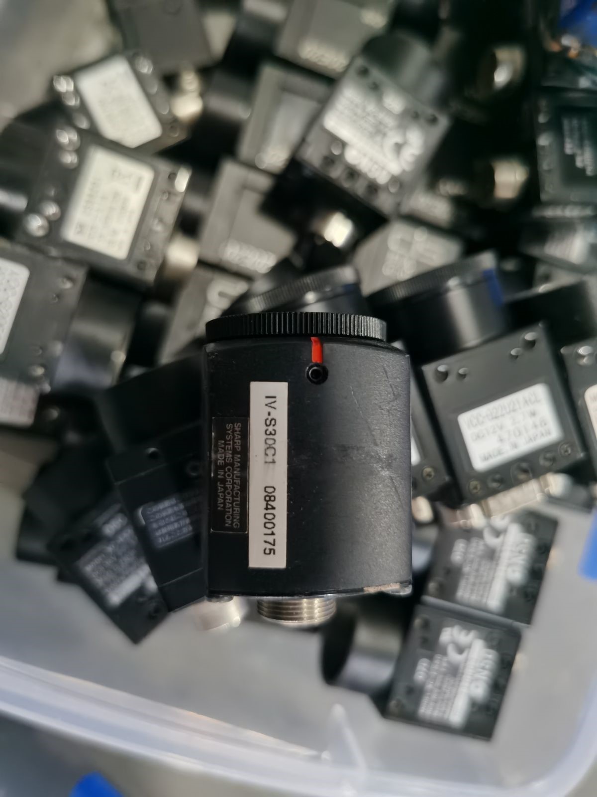 新品工业检测用CCD相机 SHARP夏普IVS30C1 实物拍摄  工业相机