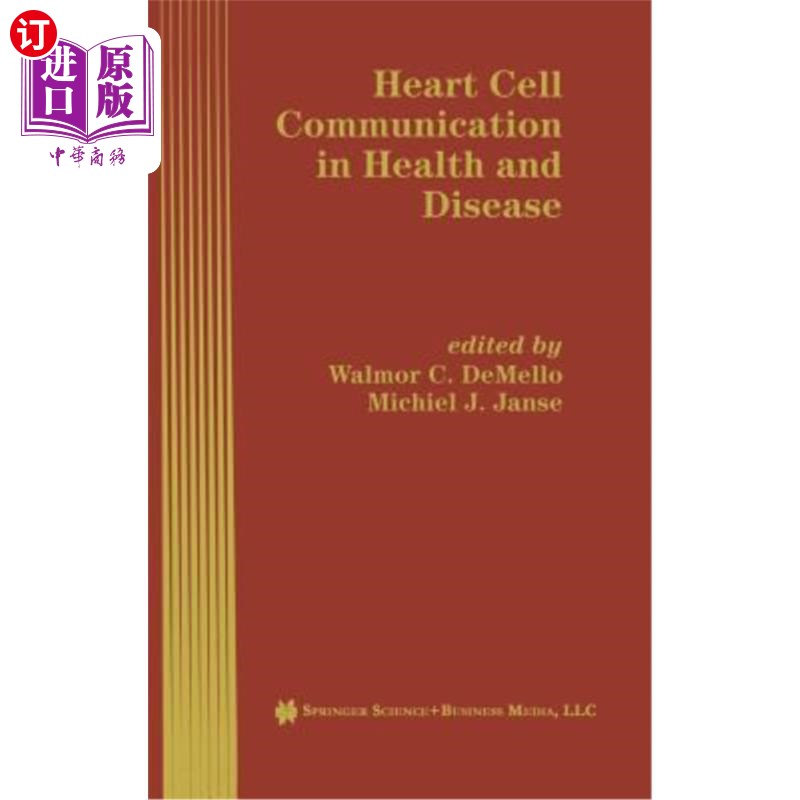 海外直订医药图书Heart Cell Communication in Health and Disease 健康与疾病中的心脏细胞通讯