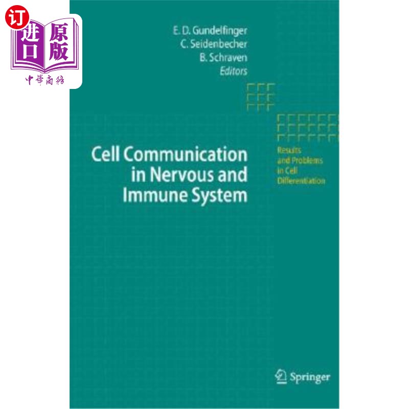 海外直订Cell Communication in Nervous and Immune System 神经和免疫系统中的细胞通讯